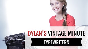 Antique Typewriters: More Than Your Basic QWERTY
