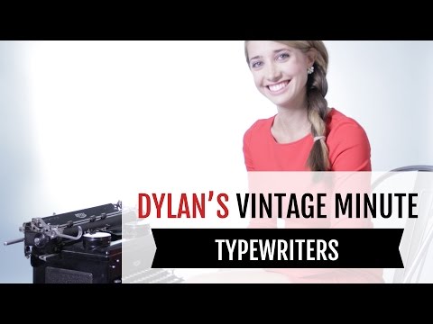 Antique Typewriters: More Than Your Basic QWERTY