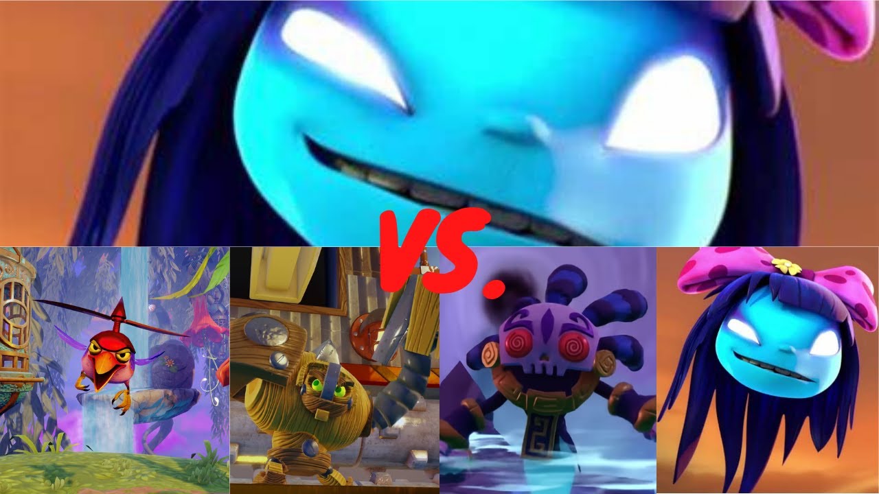 Dreamcatcher vs. All air villans-skylanders trap team