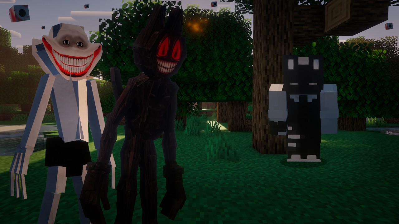 Sobreviví 7 DÍAS a las CRIATURAS SONRIENTES en Minecraft