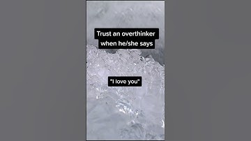 Trust An Overthinker When They Say This #shorts