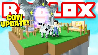 COW UPDATE! *Farming, Cheese & More!* Roblox Islands