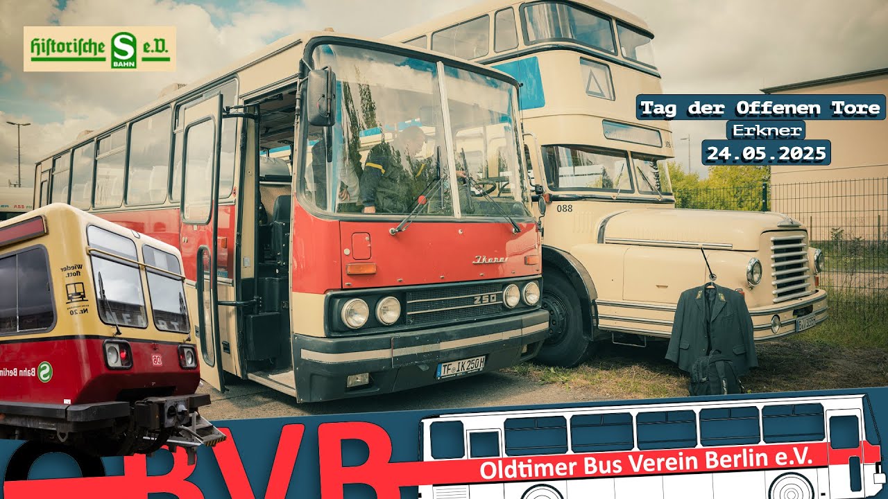 Der Ikarus 250 und der Do56 beim "Tag der Offenen Tore" der Historischen S-Bahn e.V. in Erkner