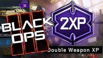 DOUBLE WEAPON XP - Black Ops 3 (Rank Up Quickly)