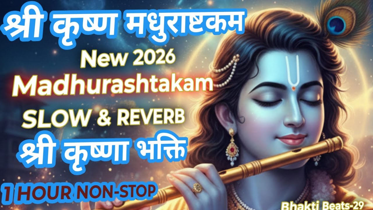श्री कृष्ण मधुराष्टकम 1 घंटा | Krishna Lo-Fi Beats | Remove Negative Energy |  Bhakti Beats-29