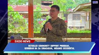 Retooled Community Support Program, gisugdan na sa Sinacaban, Misamis Occidental