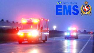 EMERGENCY RUN - C-K EMS & C-K Police Responding