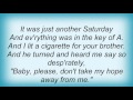 Patti Smith We Three Lyrics