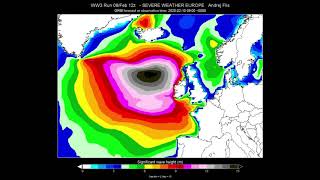 Dangerous high ocean waves - February 2020 /SWE