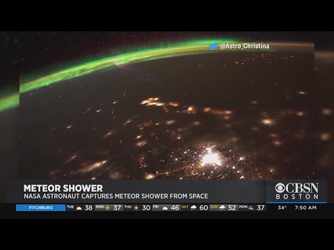 NASA Astronaut Captures Meteor Shower From Space