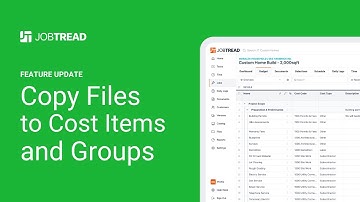 Feature Update: Copy Files to Cost Items and Groups