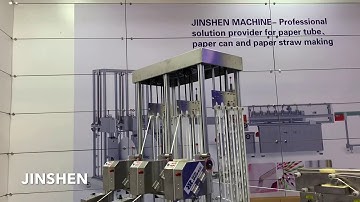 Auto splicer paper straw machine in Istanbul Fair
