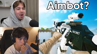 Reacting to SPOIT AFTER 27,000 HOURS! (Aimbot?)