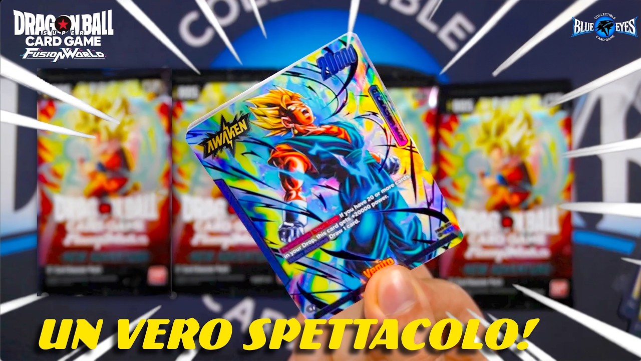 GIORGIO VANNI CI REGALA UNA CARTA PAZZESCA! Unboxing Dragon Ball Fusion World New Adventure [FB-05]