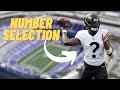 How football players get their jersey numbers