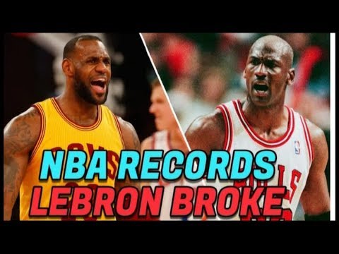Top Ten Unbreakable NBA Records That Lebron James Holds - YouTube
