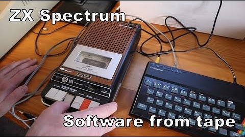 Loading software onto the ZX Spectrum