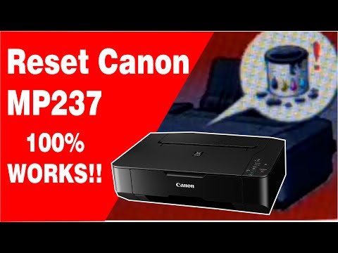 How to Reset Printer Canon MP237 - Cara Reset Printer Canon MP237 - Fix Error 5B00. 