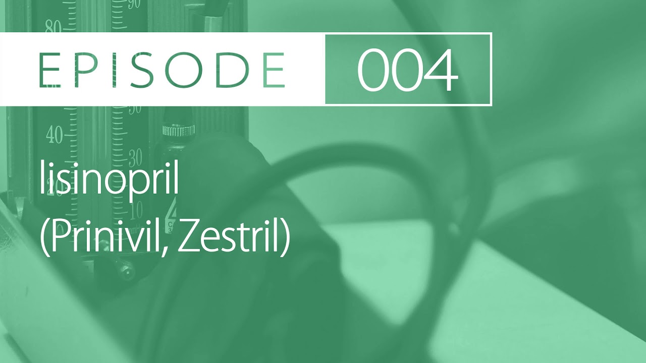 #4: lisinopril (Prinivil, Zestril) | Treating Hypertension and STEMI | Drug Cards Daily