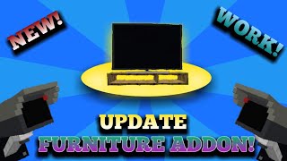 Update Addon Furniture! CCTVNYA WORK!!! ||Minecraft pocket edition||