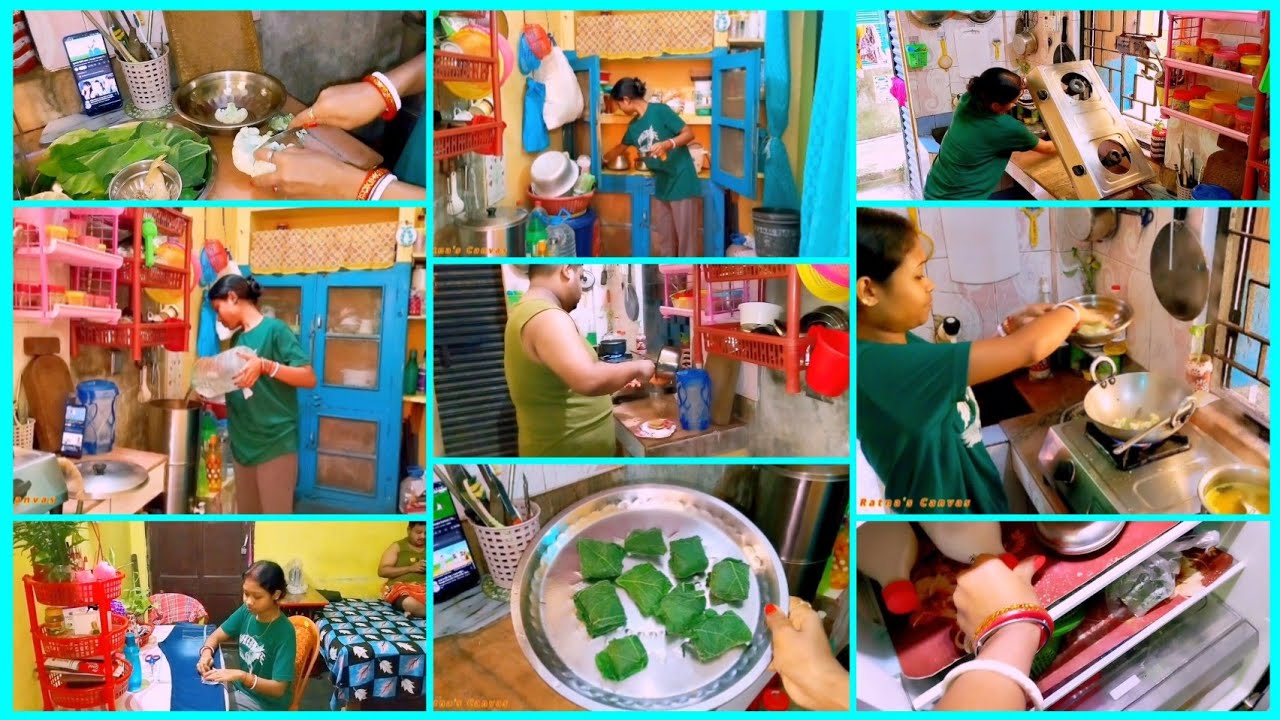 এক মাসের জমানো কাজগুলি প্রতিদিন একটু একটু করে আমার শখের সংসারটা গুছিয়ে নিচ্ছি kitchen clean routine