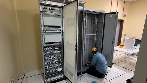 Installation of Telecom Panels inside Substations for 1200mm2 Power Cable #OFMR #DVM #DDF #electric