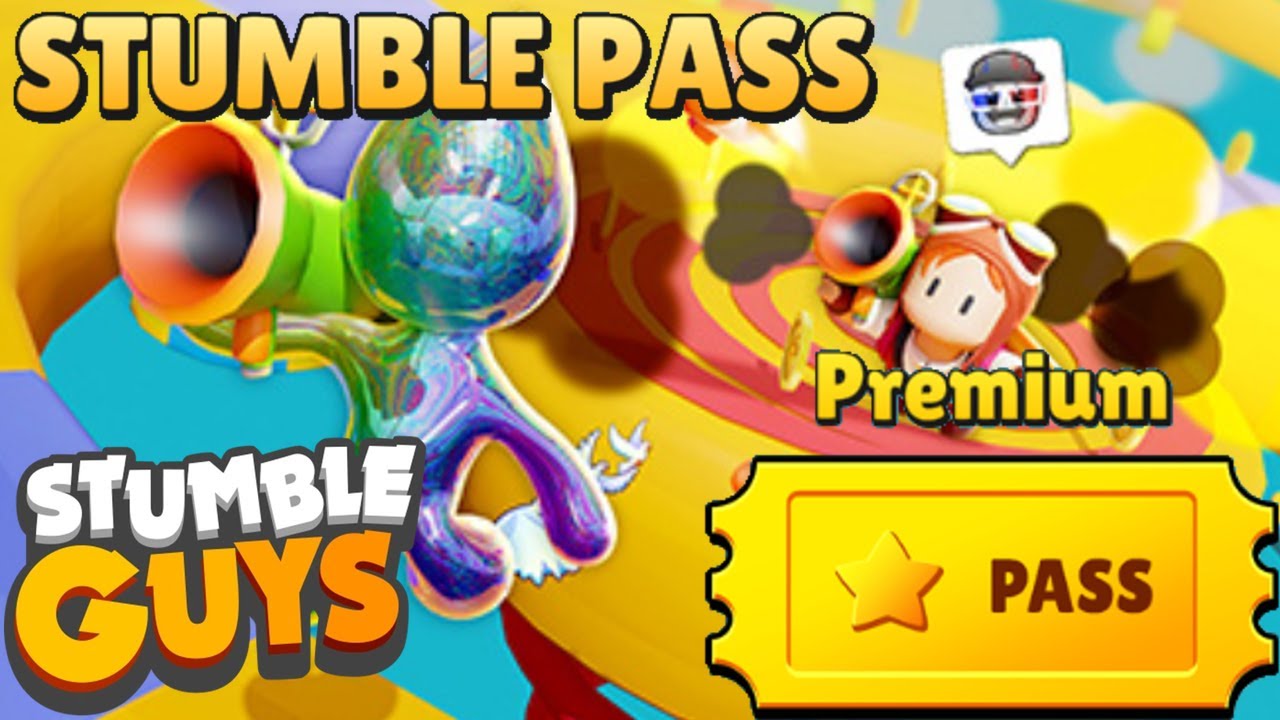 Maxing out the *NEW* Stumble Guys Stumble Pass Liquid Rainbow Special ...