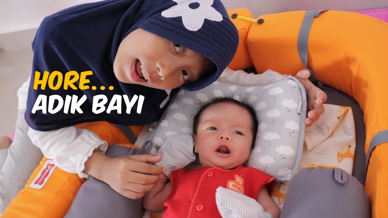 Hore Cita Punya Adik Bayi Lucu Imut Ganteng | Kado Surprise Ulang Tahun Ayah