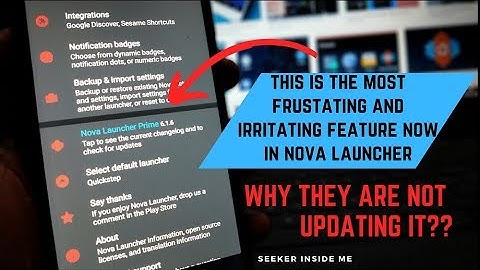 Nova launcher problem!