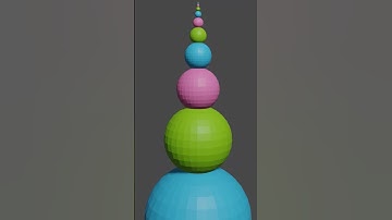 "Satisfying Loop: Ball Loop Animation in Blender 🎥🔁" #shorts #blender3d #blender #satisfying