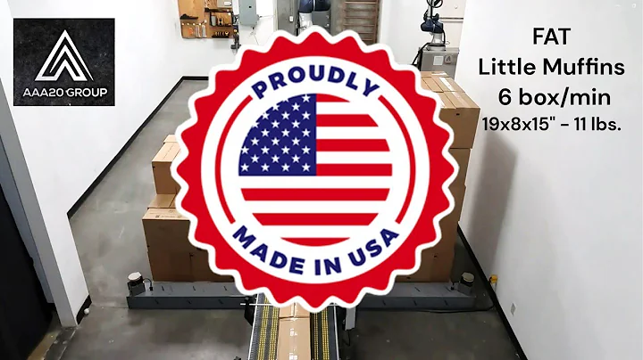 Collaborative Palletizer - FAT - Cobot Palletizer - 6 box/min 19x8x15" - 11 lbs.