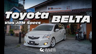 Toyota Vios  convert Belta Japan Specs
