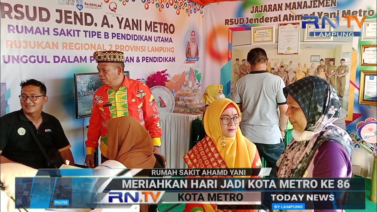 RSUD JENDERAL AHMAD YANI/ KOTA METRO/ IKUT MERIAHKAN HARI JADI KOTA METRO/ KE 86