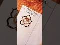 henna mehndi tutorial #mehndi #henna #simple #shorts