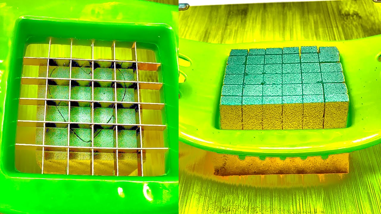 ODDLY SATISFYING DRY FLORAL FOAM CUTTING YouTube