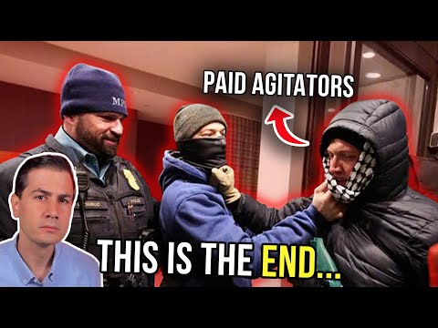 BREAKING: Anti-ICE Mob Storms Hotel as Police Pull Back