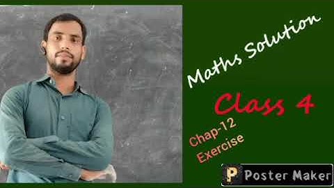 Viva Start up maths Solution class 4 Chap 12 Exercise By-SADDAM Sir