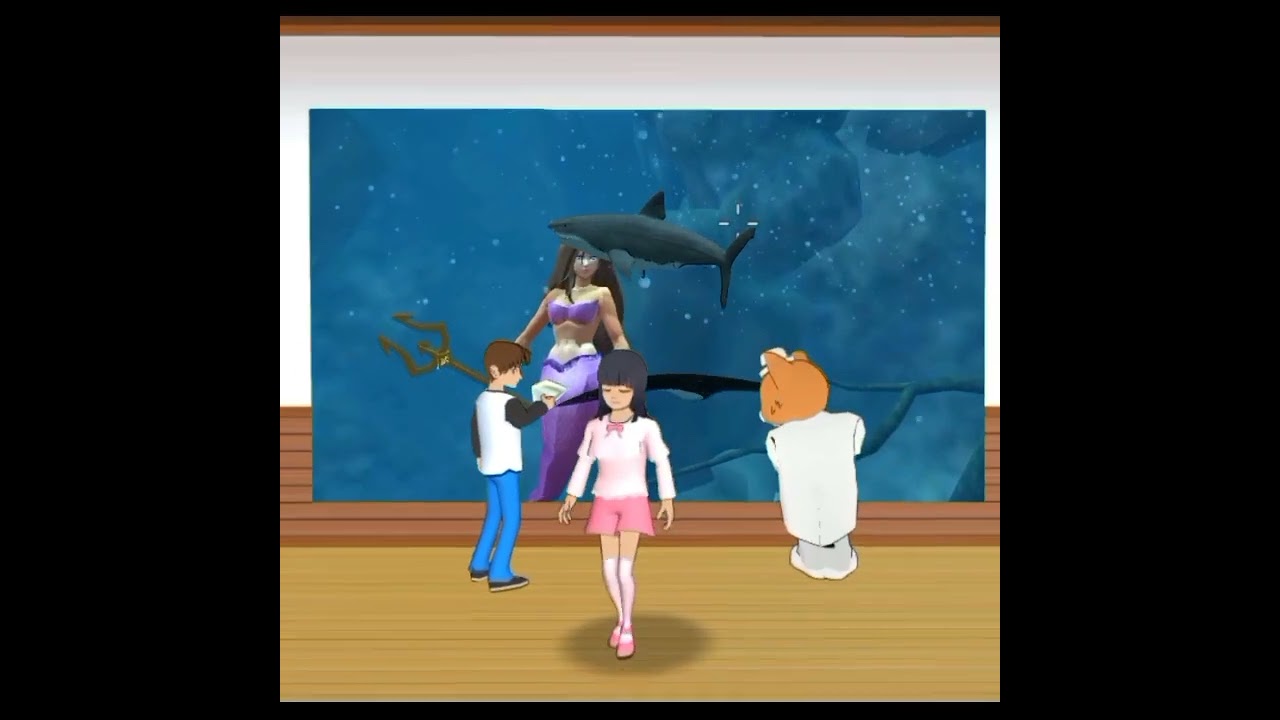 Kamu nanya putri duyung Yuta Mio cat Butler Sakura school simulator