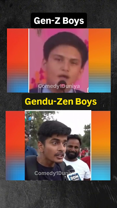 Gen-Z Boys 🤣❌️❌️ Gendu-Zen Boys 🤣✅️✅️ #shorts