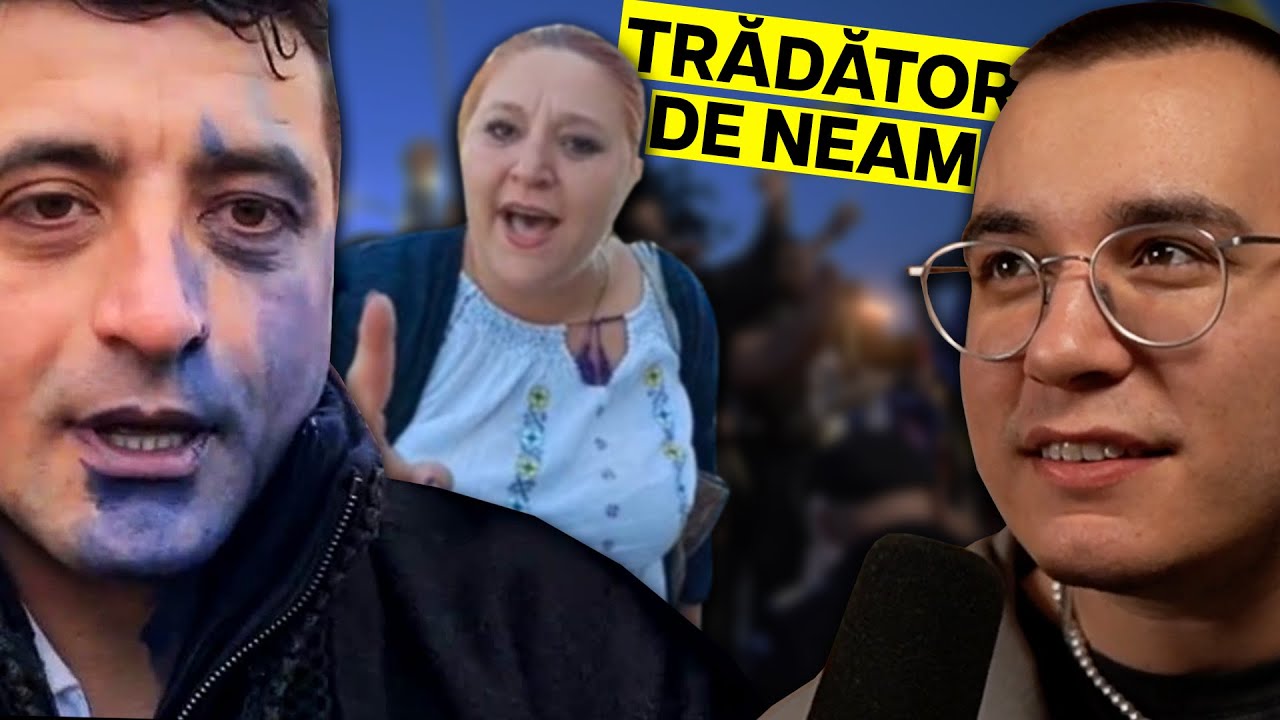 SIMION ȘI ȘOȘOACĂ SE CEARTĂ LA PROTESTUL AUR