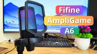 Идеальный микрофон для стрима, подкастов, озвучки ★ ОБЗОР Fifine AmpliGame A6