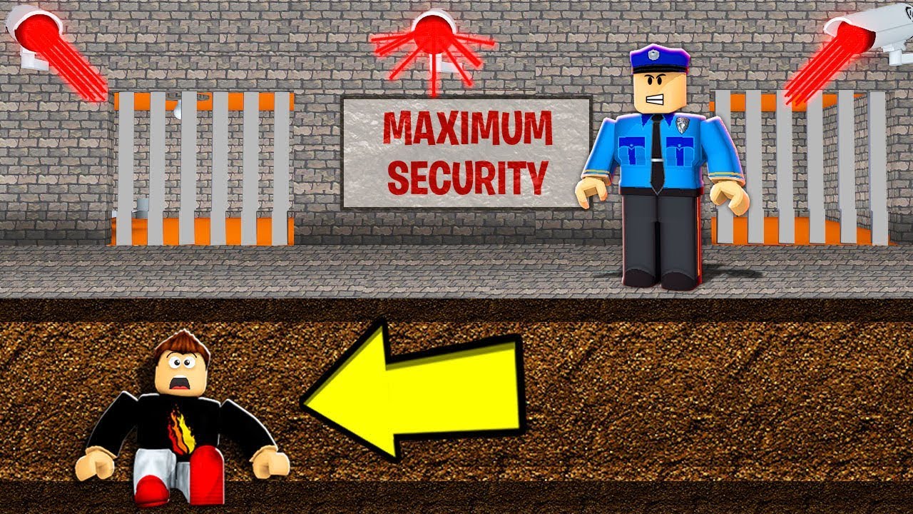 My Wife Found A Secret Tunnel To Escape This Creepy Prison Roblox Youtube - roblox escape detention library get 5 000 robux for