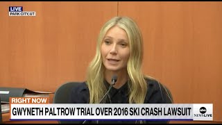 WATCH LIVE - Gwyneth Paltrow trial over 2016 ski crash in Park City, Utah | ABC News screenshot 3