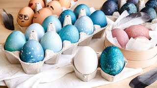 7 options: How to Color Eggs for Easter WITH NO CHEMICALS🍴Beautiful EASTER EGGS without dyes