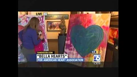 Isabella Paints Bella Hearts for Valentine's Day - Part 3