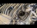 VW Touareg 17 with a VR6 oil change.