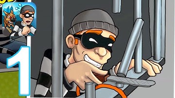 Robbery Bob - Chapter 1: Suburbs All Secrets - Gameplay Walkthrough Part 1 (iOS, Android)