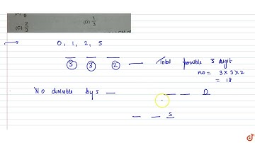 Three - digit number formed by using digits  `0, 1,2 and 5` (without repetition) are written o