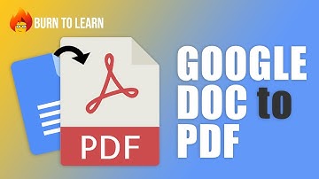 How to Convert a Google DOC Into a PDF File.