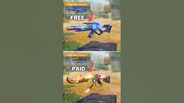 Free vs Paid Legendary Gun in CODM
